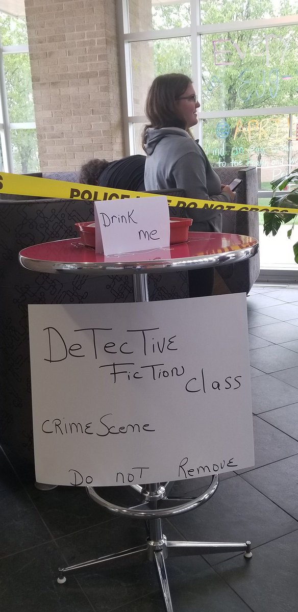 Detective Fiction class. ALE at its finest <a href="/MaryvilleU/">Maryville University</a>