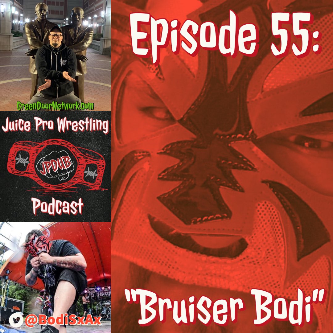 JuiceProPodcast's tweet photo. Ep. 55 is online wherever you listen to podcasts!
We welcome former indie wrestler & vocalist of Sexual Atrocities(WI) @BodiSxAx to discuss metal, his band, his wrestling background, @c2e2 @AEWrestling @WarriorWrstlng & much more! #WetEmUp
Listen here:
https://t.co/FUjUxkKKVo https://t.co/MjCwYkzXp3