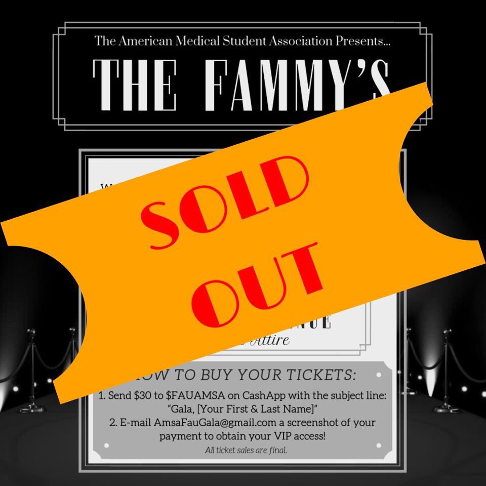 WE HAVE OFFICIALLY SOLD ALL THE GALA TICKETS! We cannot wait to celebrate with you on May 1st! See you on the red carpet, AMSA!