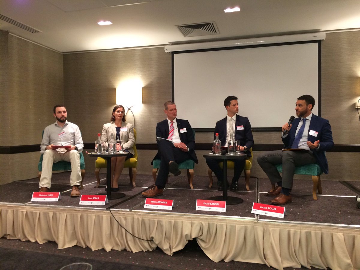 RESYNTEX's tweet photo. ‘All players are talking at the same time about #CircularEconomy’ @maurscalia  thinks that is a very good thing 🇪🇺 https://t.co/m1NteQ15L0
