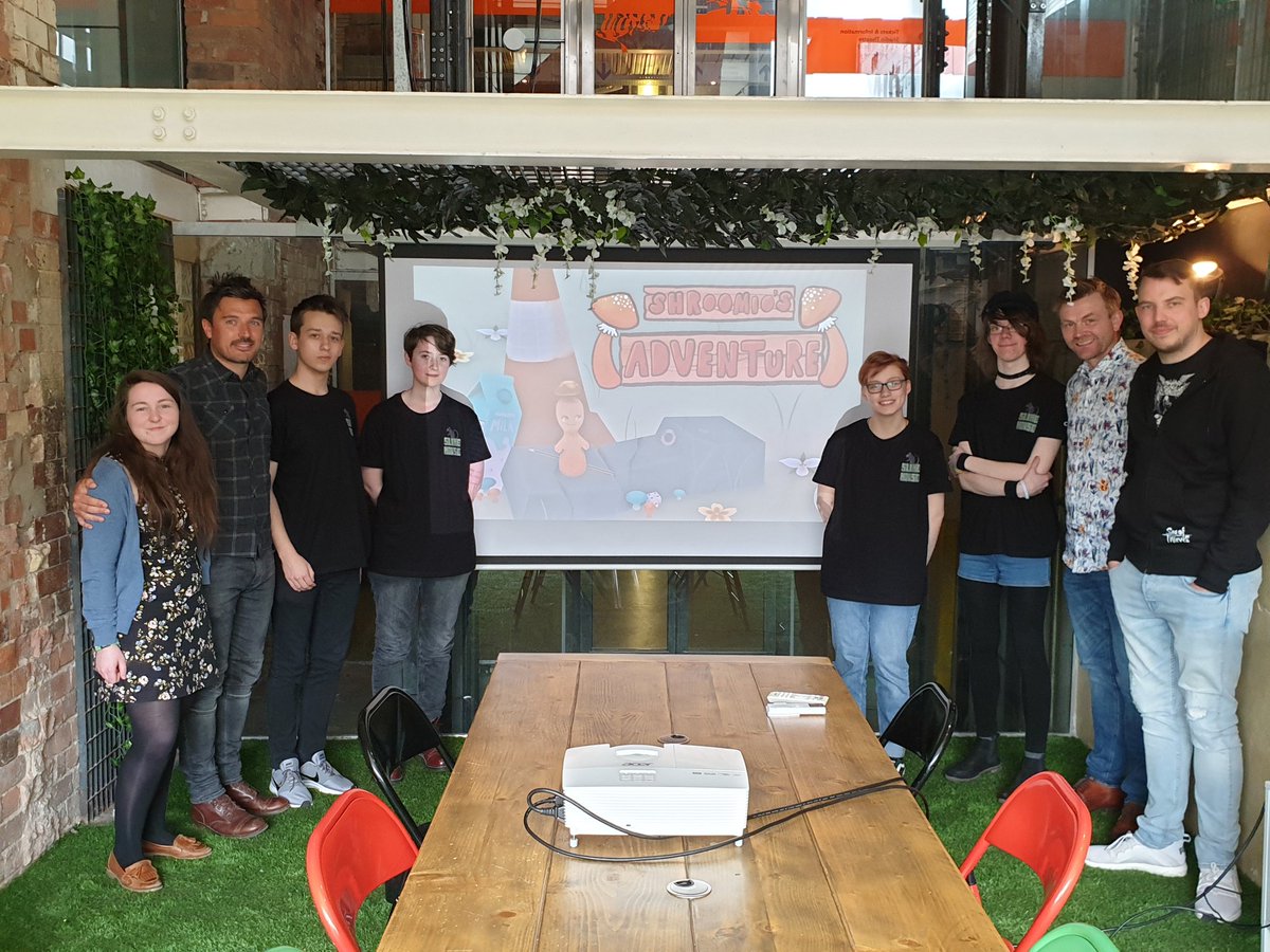CGDMattWilson's tweet image. Congratulations to @SlimeMouse for Shroomio&apos;s Adventure winning the pitch today and a place at #PlayExpoManchester. Big thanks to @CarpeDiemAgency and @BillCarrUK for hosting us and @arthur_parsons @Keevahh @GameDevMark for taking the time to sit on the panel. #warriorgames