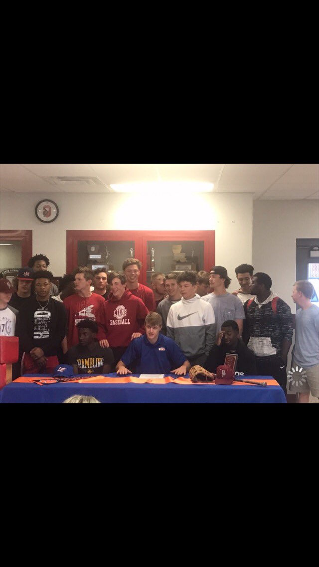 OPHSBaseball's tweet photo. Congratulations to Cade Taylor on signing his letter of intent to play baseball at Louisiana College next year! We are very proud of you and can’t wait to see what you’re able to achieve as a Wildcat! https://t.co/uDt2rkwJj0