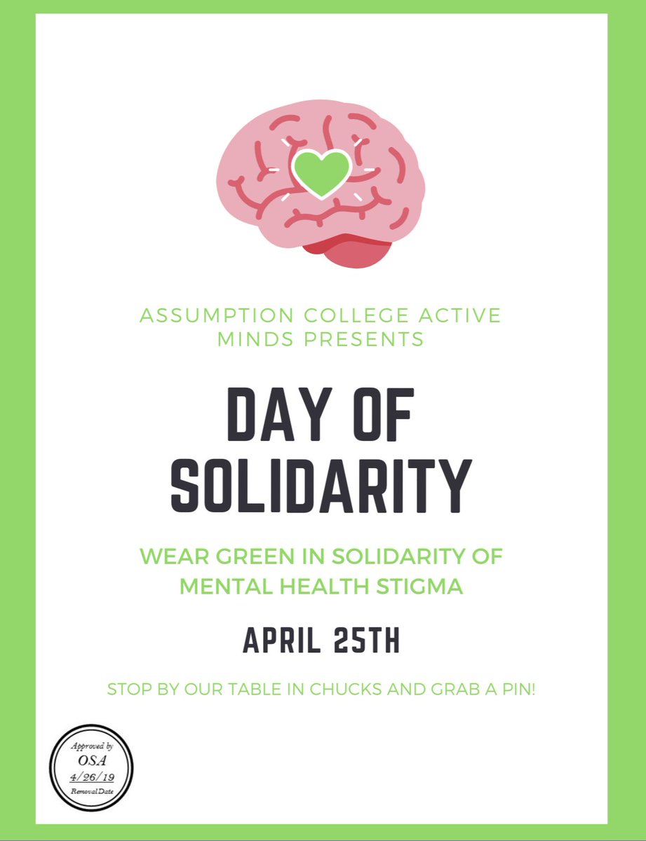 Valley_456's tweet photo. April 25!!! Wear GREEN! https://t.co/Mn66BXDqe6