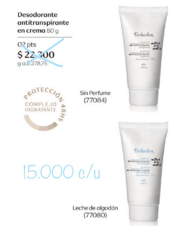 desodorante antitranspirante en crema natura desodorante antitranspirante en crema natura