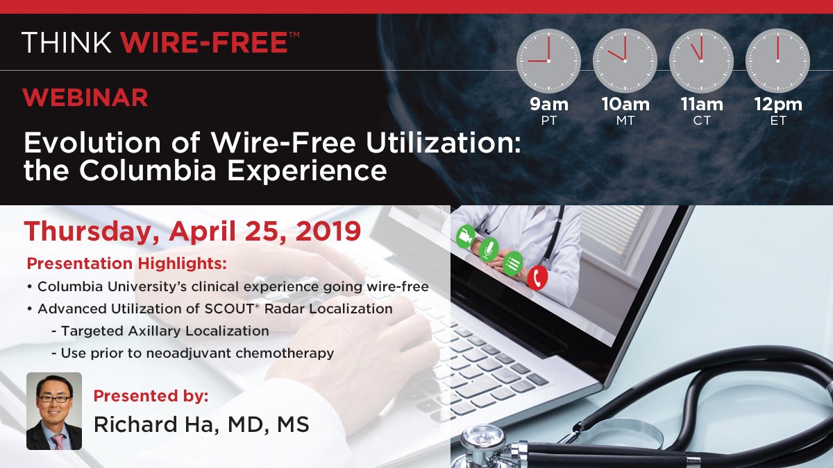 MeritMedical's tweet photo. Don’t miss our Think Wire-Free™ webinar “Evolution of #WireFree Utilization: the Columbia Experience” on April 25th, 12–1pm ET, with Richard Ha, MD, of Columbia University Medical Center. Register today at https://t.co/cwQ08mVPsg. #Radiologists https://t.co/mbyrMlI7CR
