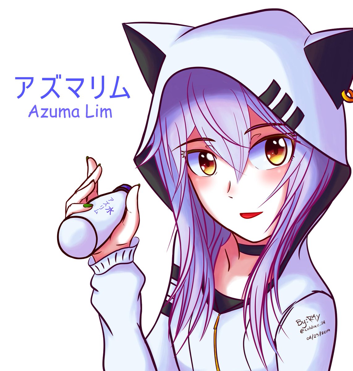 coldace_24's tweet photo. @azuma_lim, Have some fan art, all the way from the Philippines!
#アズマリム #アズリム #AzumaLim #Azulim https://t.co/egtEMd5hER