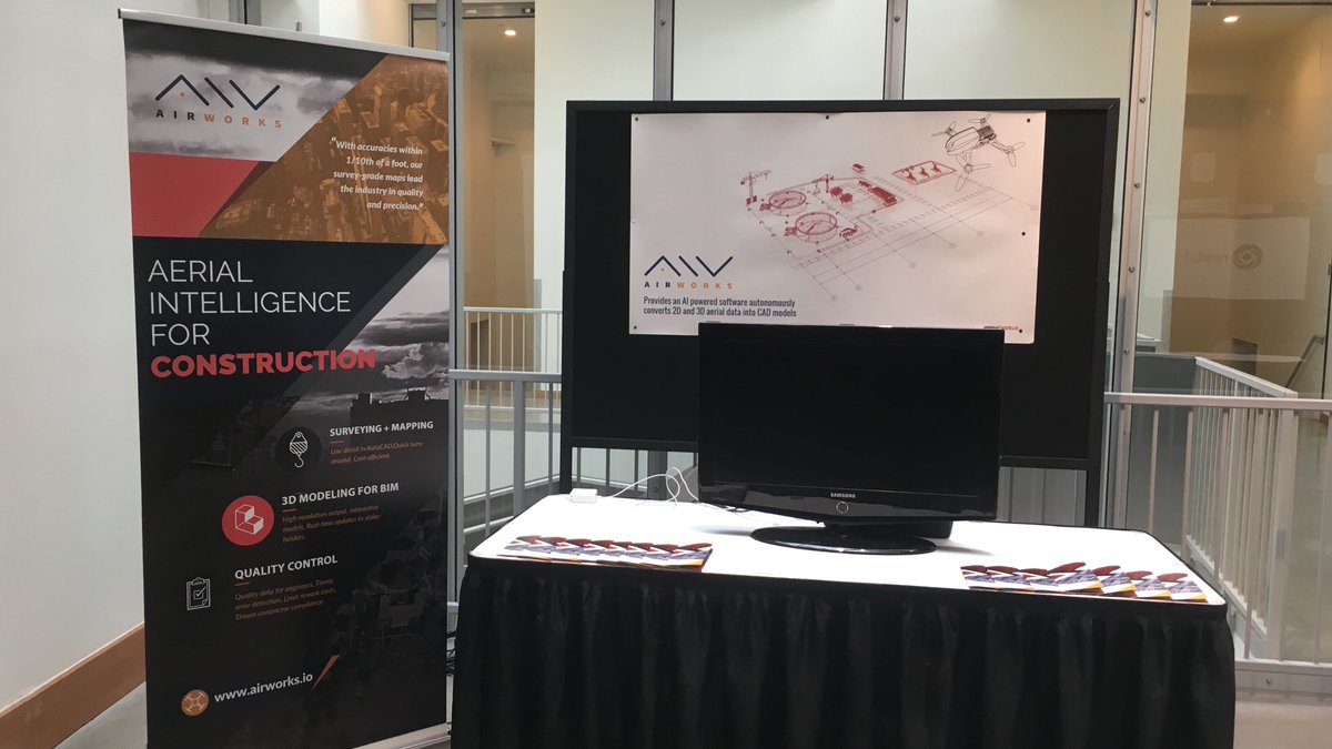 AirWorksUS's tweet photo. Thank you to everyone who came out to see our exhibition at the @MITboston #SciTech2019 Exhibition this weekend! For anyone who missed it, we presented alongside other startups being developed by members of the Arab community!#autonomousCAD #autoCAD #ai #aerialmapping https://t.co/kZE1U7boKV