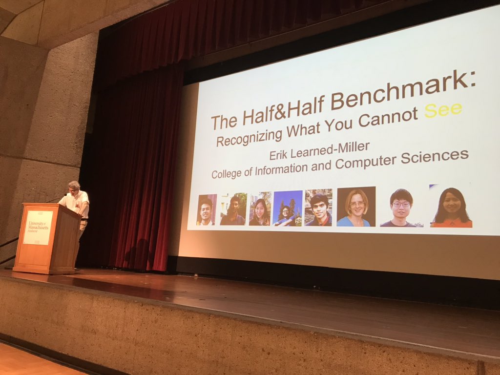 UMassDataSci's tweet photo. Recognizing the presence of what you can't see. @umasscs Professor Erik Learned-Miller on training computers to infer like humans do. #umassdatascience #ComputerVision https://t.co/E9D5nAFEIl
