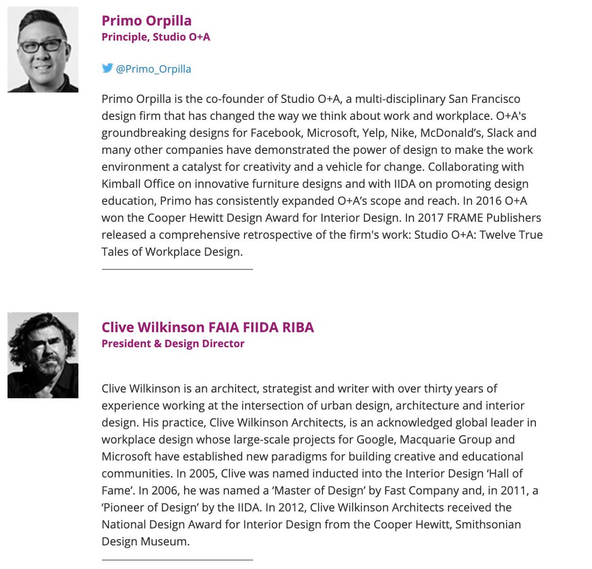 Studio O+A (@o_plus_a) on Twitter photo What is the Future of Work? Find out at #WORKTECH LA meeting with the founders of modern workplace, <a href="/Primo_Orpilla/">Primo Orpilla</a> <a href="/o_plus_a/">Studio O+A</a> & <a href="/Clive_Wilkinson/">Clive Wilkinson</a>, Clive Wilkinson Architects. OPEN TO BUSINESS, a talk about creativity and collaborative spaces buff.ly/2UV8TA4 @unwired What is the Future of Work? Find out at #WORKTECH LA meeting with the founders of modern workplace, <a href="/Primo_Orpilla/">Primo Orpilla</a> <a href="/o_plus_a/">Studio O+A</a> & <a href="/Clive_Wilkinson/">Clive Wilkinson</a>, Clive Wilkinson Architects. OPEN TO BUSINESS, a talk about creativity and collaborative spaces buff.ly/2UV8TA4 @unwired