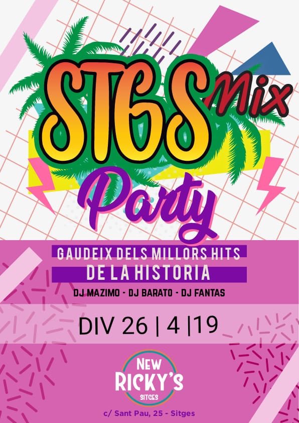 Este viernes en #Newrickys #sitges #primavera #Viernes #bcn #Fiesta