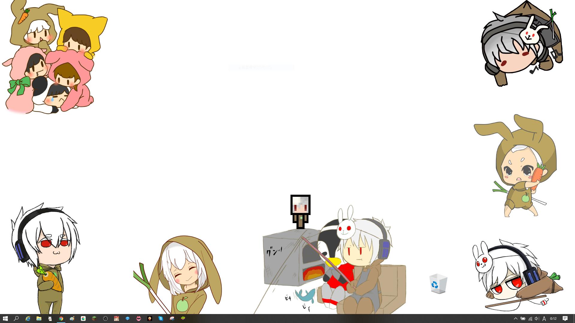 瀬尾 端 Pc壁紙 私 デスクトップには何も置かない性格 描いた奴と描いてもらったやつをね 放送画面に乗せるのと同じ感覚で壁紙にしてるの T Co Sq8iltxukd Twitter