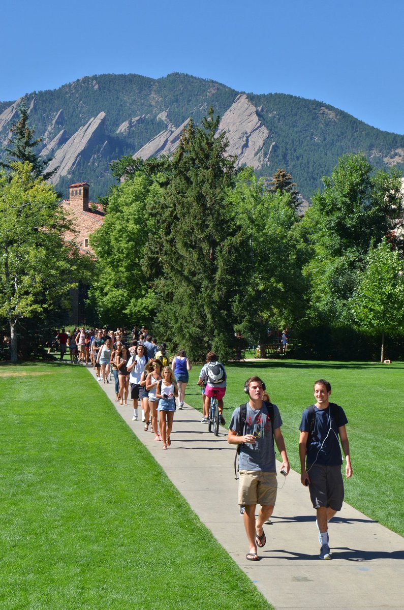 CUBoulderAlumni's tweet photo. Out of 18,000 universities, #CUBoulder is ranked #43 in the world! https://t.co/dpSL6MVbZQ https://t.co/iEqFMwoZkF