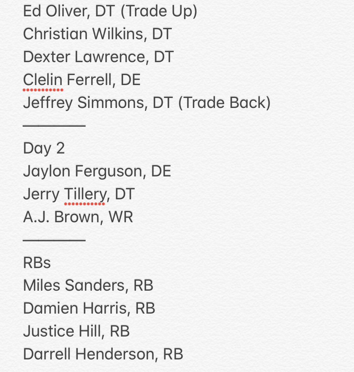 themattmaley's tweet image. The #2019 #Maley #Big #Board