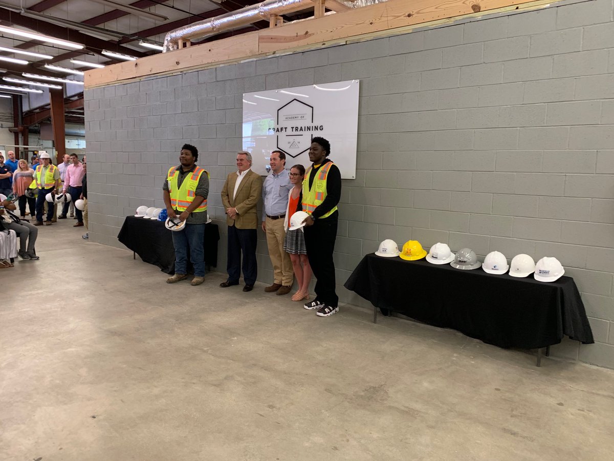 Signing day at the Academy of Craft Training. Great to see these young men start their career!