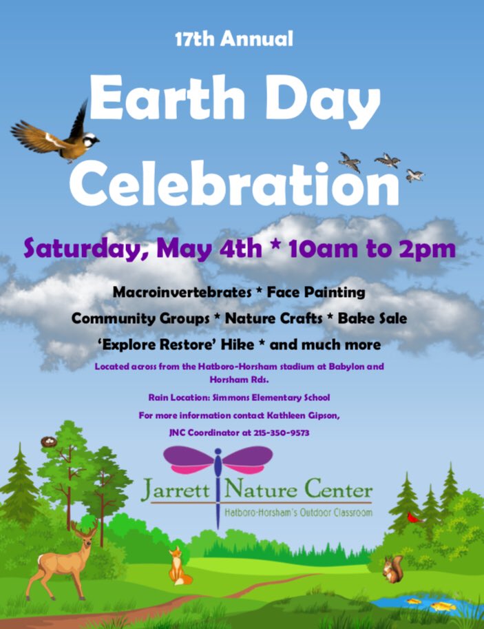 HHJarrettNature's tweet photo. JNC Earth Day is coming up fast! Come out to support us &amp; @HHHS_SSF and have some fun! There will be plenty of fun activities and things to do.🌍 https://t.co/x0xEi0LWQC
