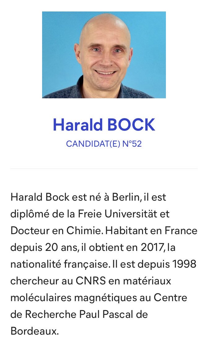 33renaissance's tweet photo. 📣 Harald Bock représentera la #Gironde sur la liste @Renaissance_UE ! 🤩🇪🇺
Marcheur des plus fidèles, citoyen d’Europe, la candidature d’Harald sonne comme une évidence. Nous en somme fiers !😁

La liste complète ⬇️⬇️⬇️
https://t.co/cjp9038hOS https://t.co/LyUwCIqF8P