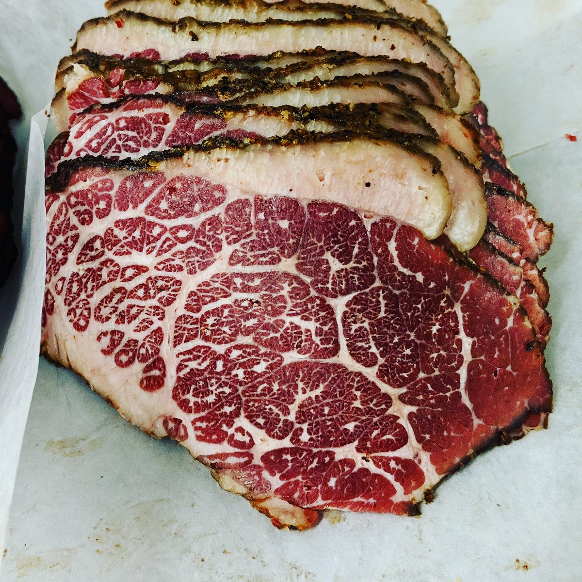 jebgavin's tweet photo. @austinkleon poor timing on my part, I won't be able to make it to @PoliticsProse tonight for your reading. Gotta smoke more of this pastrami. https://t.co/qfwnqjTJyP