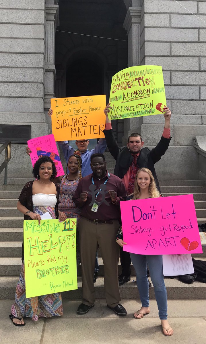 <a href="/844CO4Kids/">844CO4Kids</a> is here at the Sibling Connections rally supporting #siblingconnection with <a href="/COFosterPower/">project Foster Power</a>