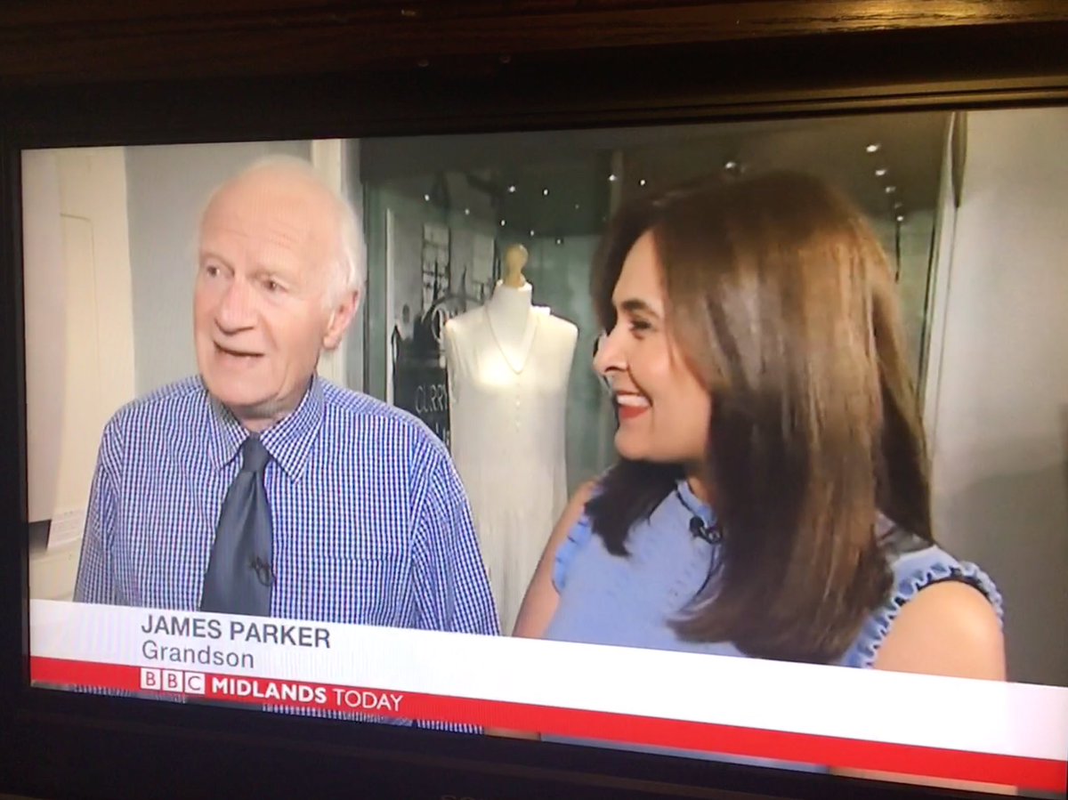 worcestermuseum's tweet photo. Who caught Midlands Today @bbcmtd tonight?!
Fab coverage of County Museum at Hartlebury’s exhibition ‘Fashioning Peace’ by @SatnamRana - featuring our curator David Nash, &amp; the descendant of the original collectors of the collection, James Parker! https://t.co/8GYE9JqhiQ
