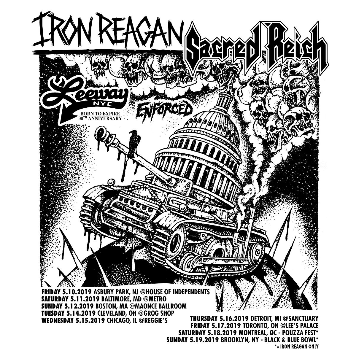 Updated tour poster with <a href="/SacredReich/">Sacred Reich</a>! Tour is coming up fast in a couple weeks!