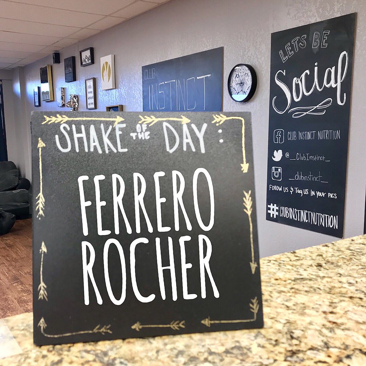 _ClubInstinct_'s tweet photo. Shake of the Day: Ferrero Rocher
•
*Tea is complimentary, when you purchase The Shake of the Day!* 🥤
•
•
•
#ClubInstinctNutrition #ShakeoftheDay #ForreroRocher #Herbalife #Nutrition #Fitness #Wellness #Health #Vitamins #Minerals #Protein #MealReplacementShake #MidwestCityOK https://t.co/ozwyGIJzaY