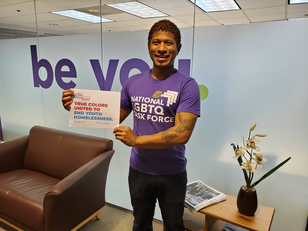 TheTaskForce's tweet photo. For @AWayofLife0, #TrueColorsDay is a recommitment to #EndYouthHomelessness in the District, by advocating for and supporting @District_ICH's comprehensive plan to do just that by 2022, #SolidFoundationsDC. https://t.co/QbzmwwmBam https://t.co/393ALxwj1t