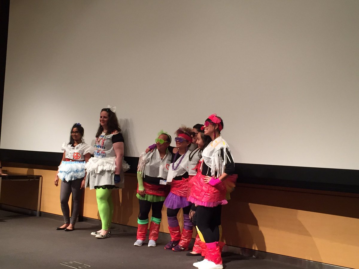 cindy_wilkerson's tweet photo. 80s costume contest to celebrate Lab Week. Very creative use of lab materials!! #labweekatmsk #LabWeek2019 https://t.co/8FurgKj8mp