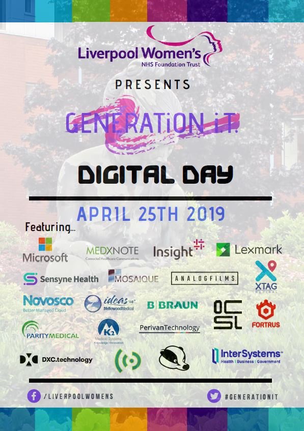 LexmarkUK's tweet photo. Ready to find out more about the future of healthcare tech? Join @LiverpoolWomens Generation IT Digital Day tomorrow https://t.co/iruFRmY9i5 @Po_Brennan @InsideHealthCIO @Ethy2910 #generationIT https://t.co/GaNVY9N1b2