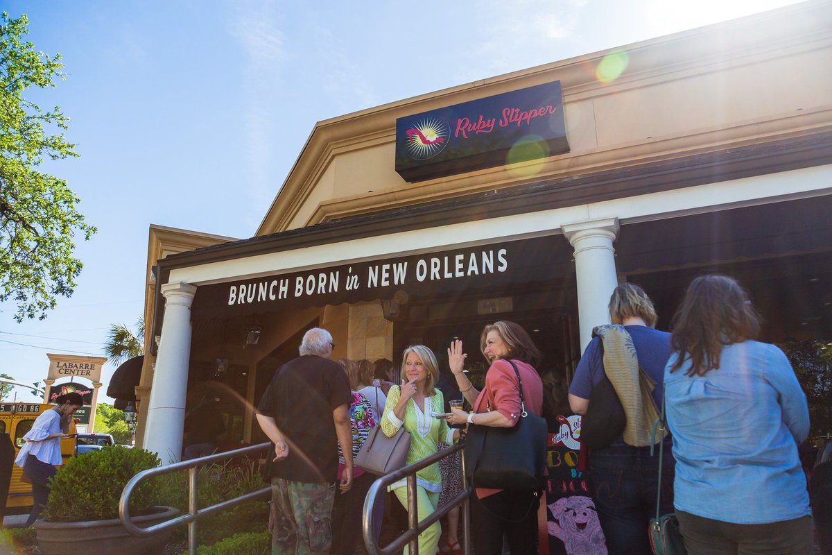 BrunchWithRuby's tweet image. Have you been to our newest #RubySlipperCafe location on #MetairieRoad yet? ❤🍳🥓👠