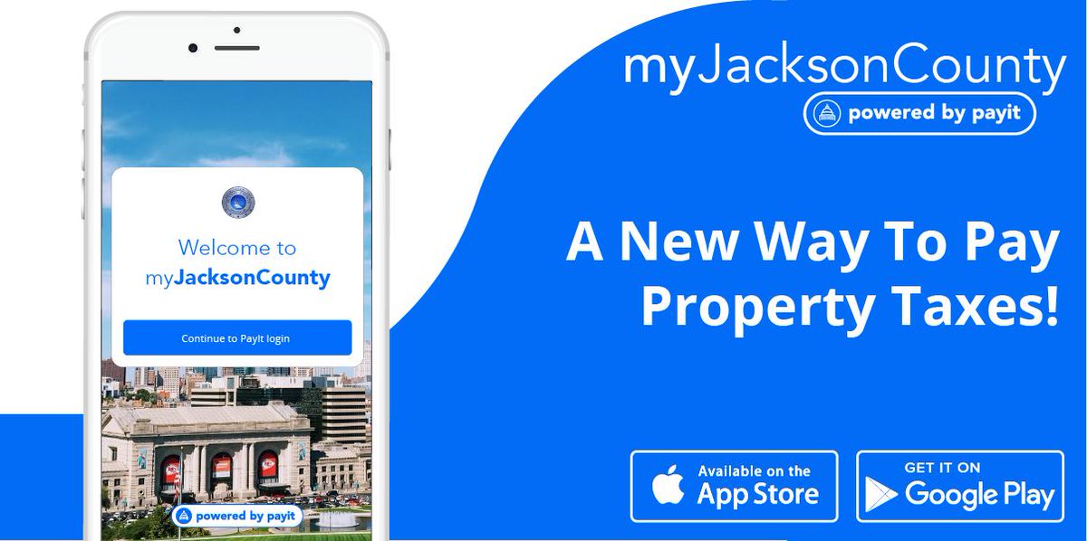 JacksonCountyMO's tweet photo. #WatchLive: @JCEFrankWhite talks with Dir. of Collections Whitney Miller Perkins &amp; Kelsey McClasky, @payitgov about myJackson County, a mobile &amp; web based system for tax payments. Download app today to make it easier to pay your taxes. https://t.co/u36qXCaBIf https://t.co/b2Pi3lxMUv