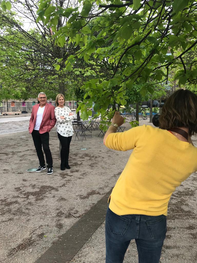 MaraKlemich's tweet photo. Very excited about the next few months as we ramp up to the publication of our new book due out in the Winter. Having fun in London today doing our best poses at our photoshoot! #excitingtimes #London #photoshoot https://t.co/WlUL0zQAoK