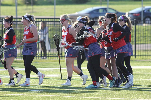 ClearyWLAX's tweet photo. 🐾Incredibly proud of this group and how far they have come in such a short period of time. The Cougars upset Concordia AA 17-16  to win their WHAC quarterfinal playoff game and advance to the WHAC semi-finals! 🐾 #Cleary #CougarStrong https://t.co/5OQNtR20Ch