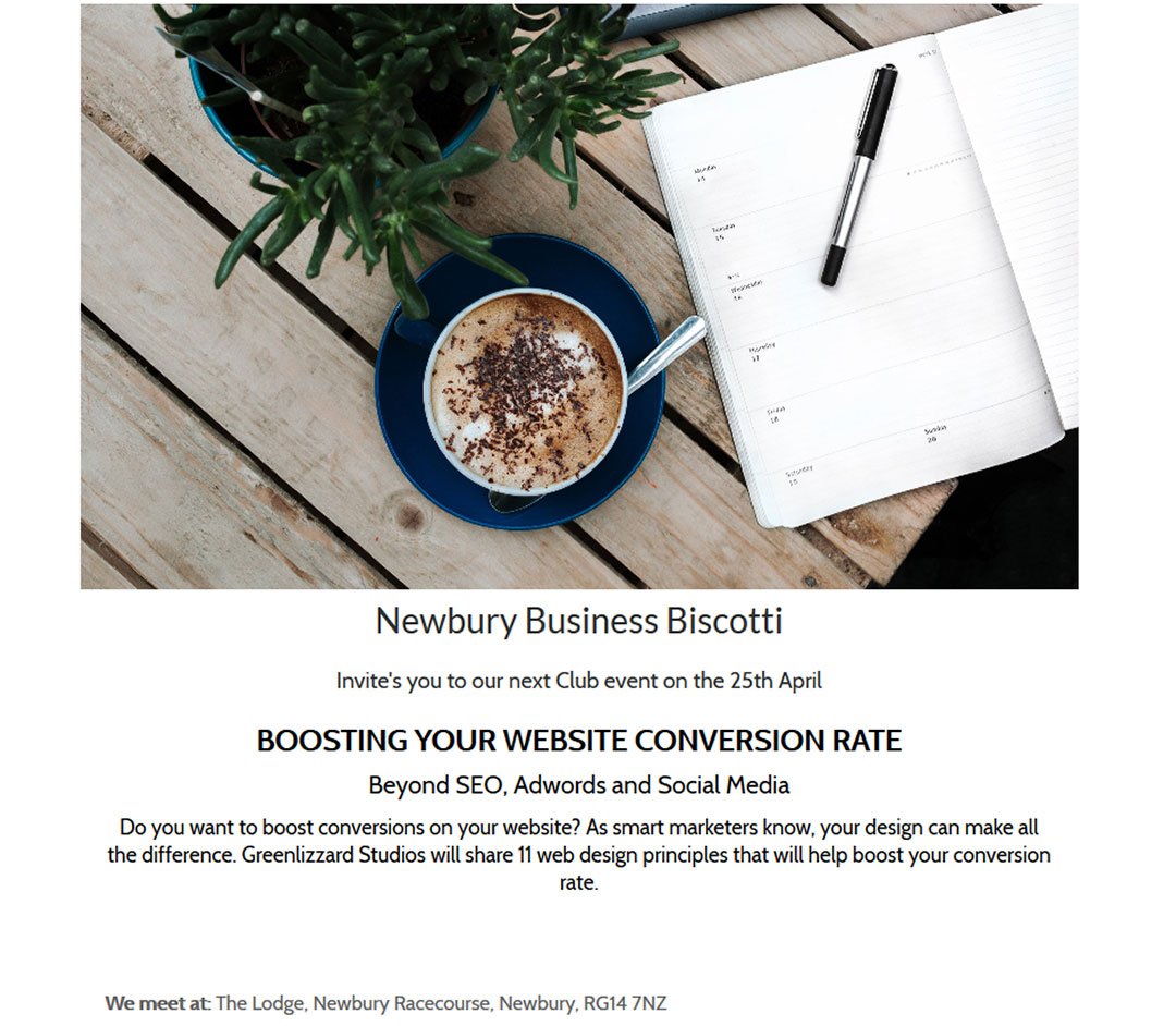 Join us tomorrow form 10am NEWBURY BUSINESS BISCOTTI