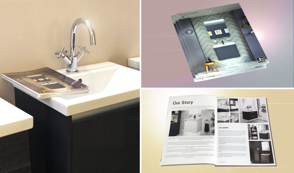 JustTapsPlus's tweet image. JTP Furniture Brochure. Preview our selection of Furniture. Ceramics, LED mirrors, cabinets and units all offered in sophisticated styles and colour options...