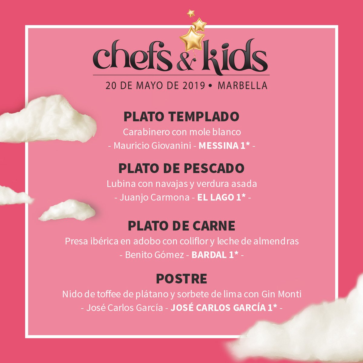 ChefsAndKids's tweet image. Ya tenemos el menú de la Cena de Gala de Chefs&amp;amp;Kids confeccionado por los estrellas Michelin locales, ¡y es ESPECTACULAR! 🌟🌟🌟👏

Si quieres disfrutarlo y compartir la cena con 27 estrellas Michelin a favor de la @FundAladina, compra tu entrada en: chefsandkids.com/reservas/adqui… ❤️🧡