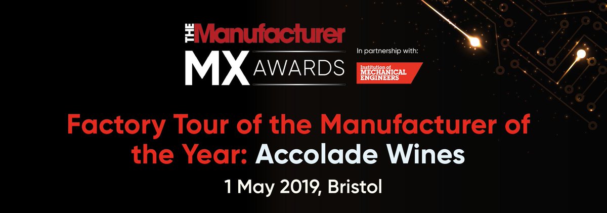 What does it take to be crowned ‘Manufacturer of the Year’?
Don’t miss your chance to attend an interactive tour of Accolade Wines’ production facility in Bristol, 1 May! Network with other #UKmfg leaders and enjoy wine-tasting &amp; canapés! Register here: hubs.ly/H0hzYl00