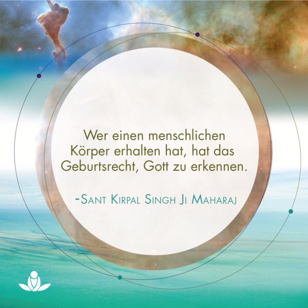 SOSmeditate's tweet image. “Wer einen menschlichen Körper erhalten hat, hat das Geburtsrecht, Gott zu erkennen."

Sant Kirpal Singh Ji Maharaj #SantKirpalSingh #KirpalSingh