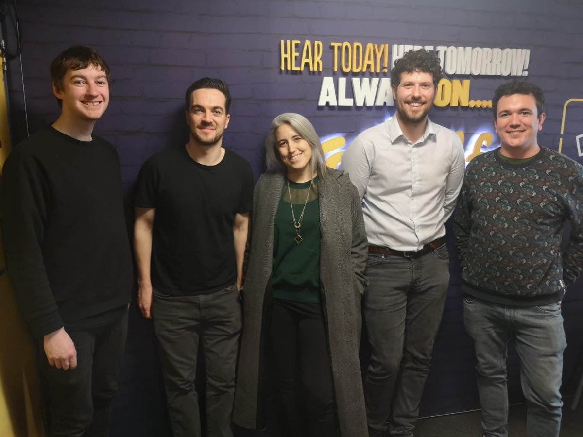 Tune in to <a href="/PMcLoone/">Paul McLoone</a>  n <a href="/TodayFM/">Today FM 💛</a>  tonight from 9pm! We were in studio to record some live tracks ahead of this Friday's launch gig in The Grand Social.

Tickets for Friday....
eventbrite.ie/e/old-hannah-b…