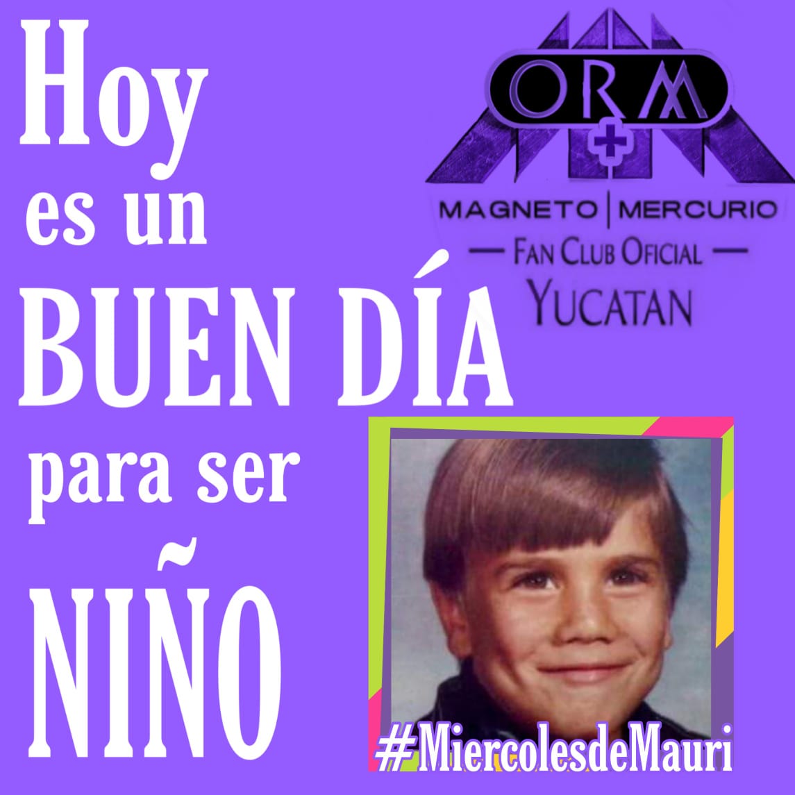 ORMYucatan's tweet photo. Hoy es un buen día para ser niño
#MiercolesdeMauri @MauriSternMusic  las chicas de 
@ORMYucatan
 #QueremosaMyMenMerida #JuntosPorTi #JuntasPorUnSueño 
#90sPopsToUrMerida
#Maurimagneto 
#QueremosaconectadosTourenMerida #ConectadosTour @GrupoMercurio @MagnetoMercurio @90sPopTour https://t.co/6lBrBL8Eld