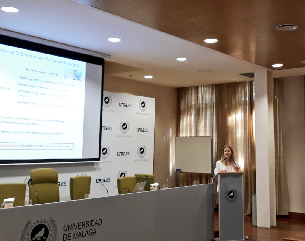 DiametT's tweet photo. @vicky_ceperuelo on succinate as marker of #diabetes remission after bariatric surgery! 👩‍⚕️👇🏽👇🏽 #VITarracoMalaccaJointWorkshop https://t.co/5WtRZBkdeF