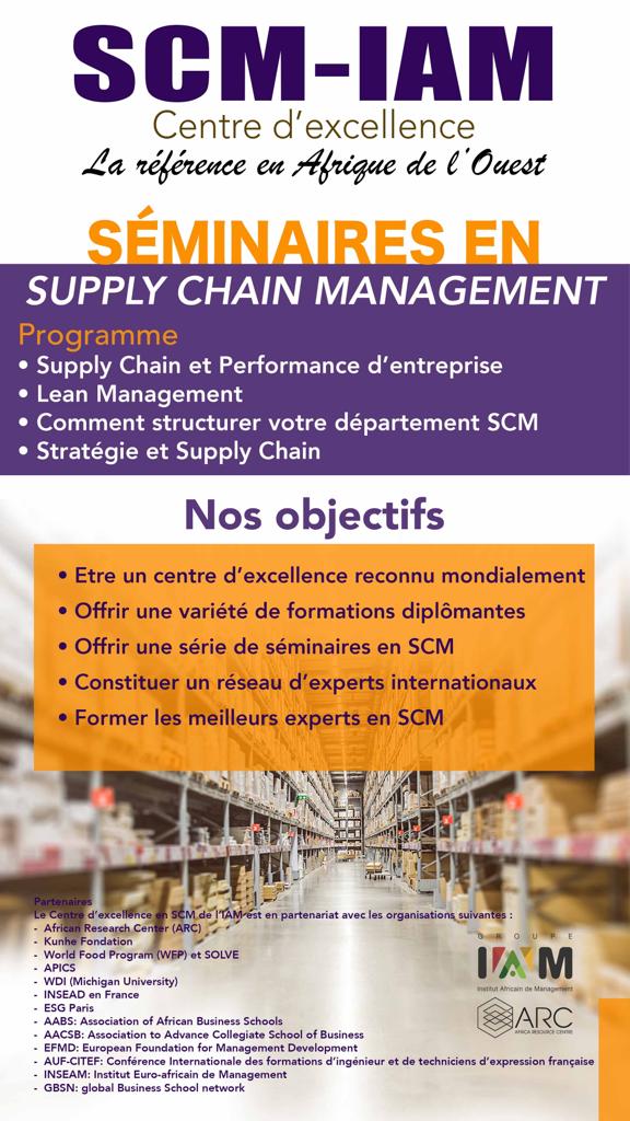 ARC_WA_Team's tweet photo. Premier séminaire du centre d'excellence en supply chain management à l'Institut Africain de Management #ARC4SC #ARC_Academia Renforcement de capacités https://t.co/8aTDjsyrEg