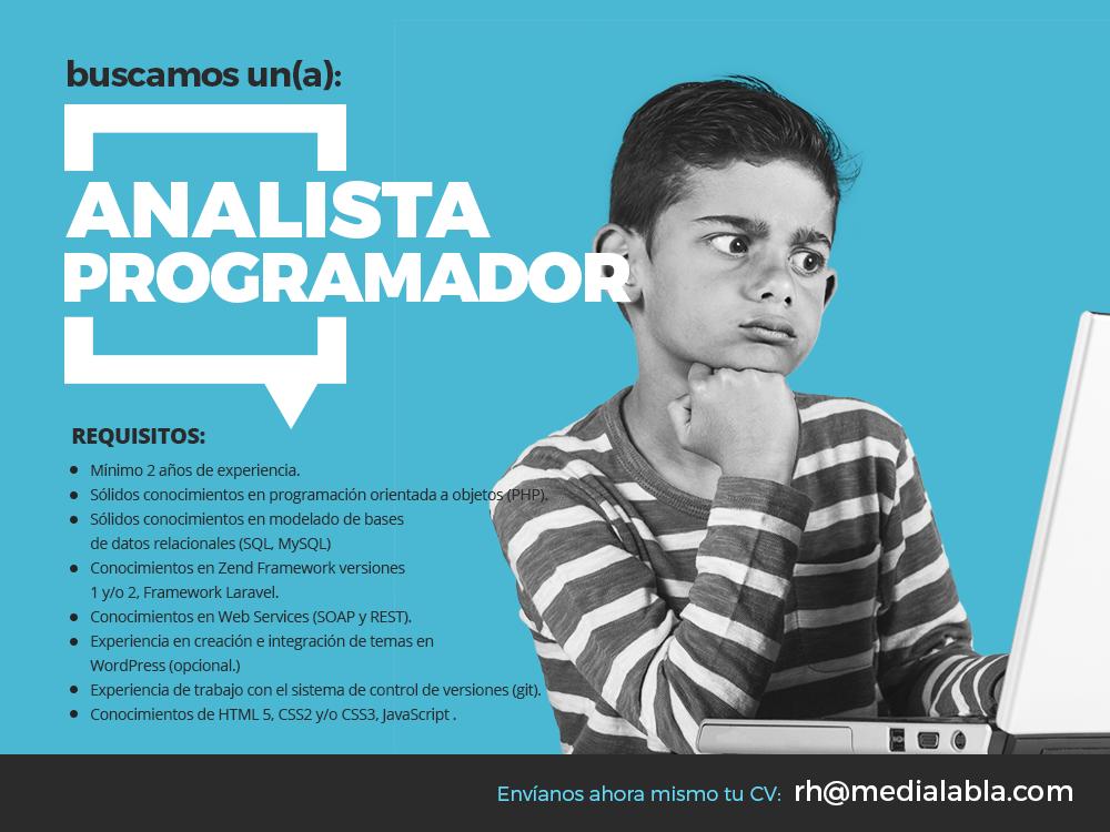 medialabla's tweet photo. #Chamba [Medialab Perú] ¡Queremos que trabajes con nosotros! Si cumples con los requisitos, postula o manda CV a rh@medialabla.com ⬇️ https://t.co/poeWjkgc4S