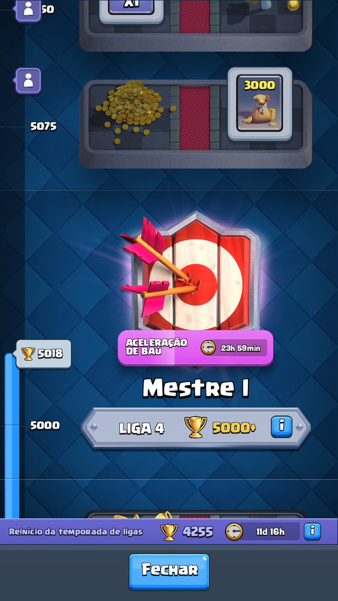 Level 11 in the 5k trophies can this !?
playing well, certainly the goal is 5300 !!! still the time to fight for the ladder!!! 2.6 OP 
<a href="/ClashRoyaleBR/">Clash Royale BR</a>