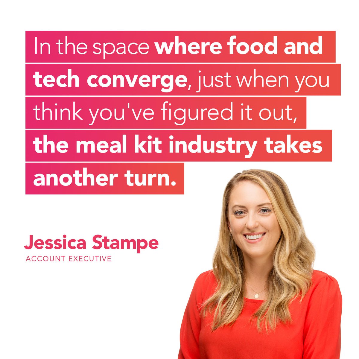 ehyagency's tweet photo. The meal kit industry has been impressively responsive when it comes to finding new ways to address challenges, attract new customers and build long-term loyalty. https://t.co/GbFTJOcOzz #mealkit #mealprep #foodmarketing #fortheloveoffood https://t.co/OCLmHSbwd5