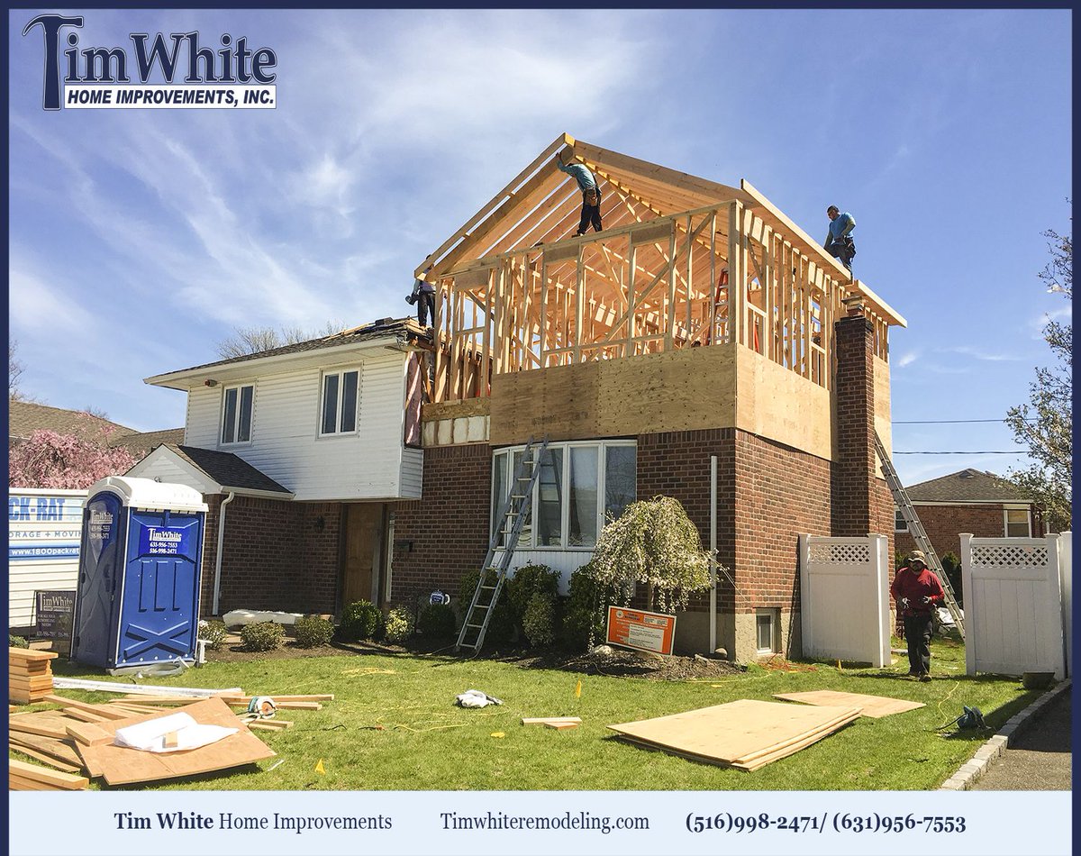 TimWhiteHI's tweet photo. Another new dormer in progress! This one is moving so fast. Can't wait to see the final product! 

#TimWhite #HomeImprovements #Remodeling #HomeMakeOver #ExteriorDesign #Exterior #ExteriorStyle #HomeStyling #Goals #DesignGoals #DreamHome #LongIslandHomes #NyHomes #HomeRemodel https://t.co/CMhOd4Fx7v