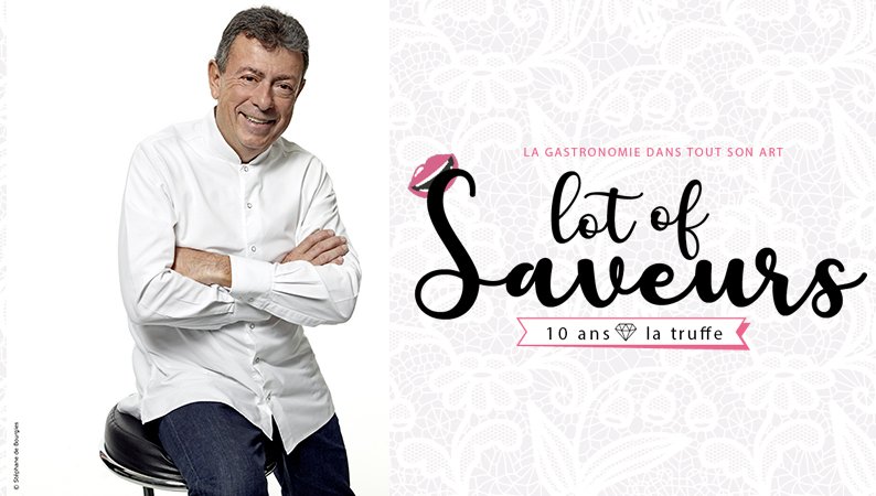 Lot Of Saveurs fête ses 10 ans en sublimant la #truffe du 5 au 7 juillet. Cette édition anniversaire sera parrainée par le chef étoilé Christian Constant. Plus d'infos : bit.ly/2Vm5VnP