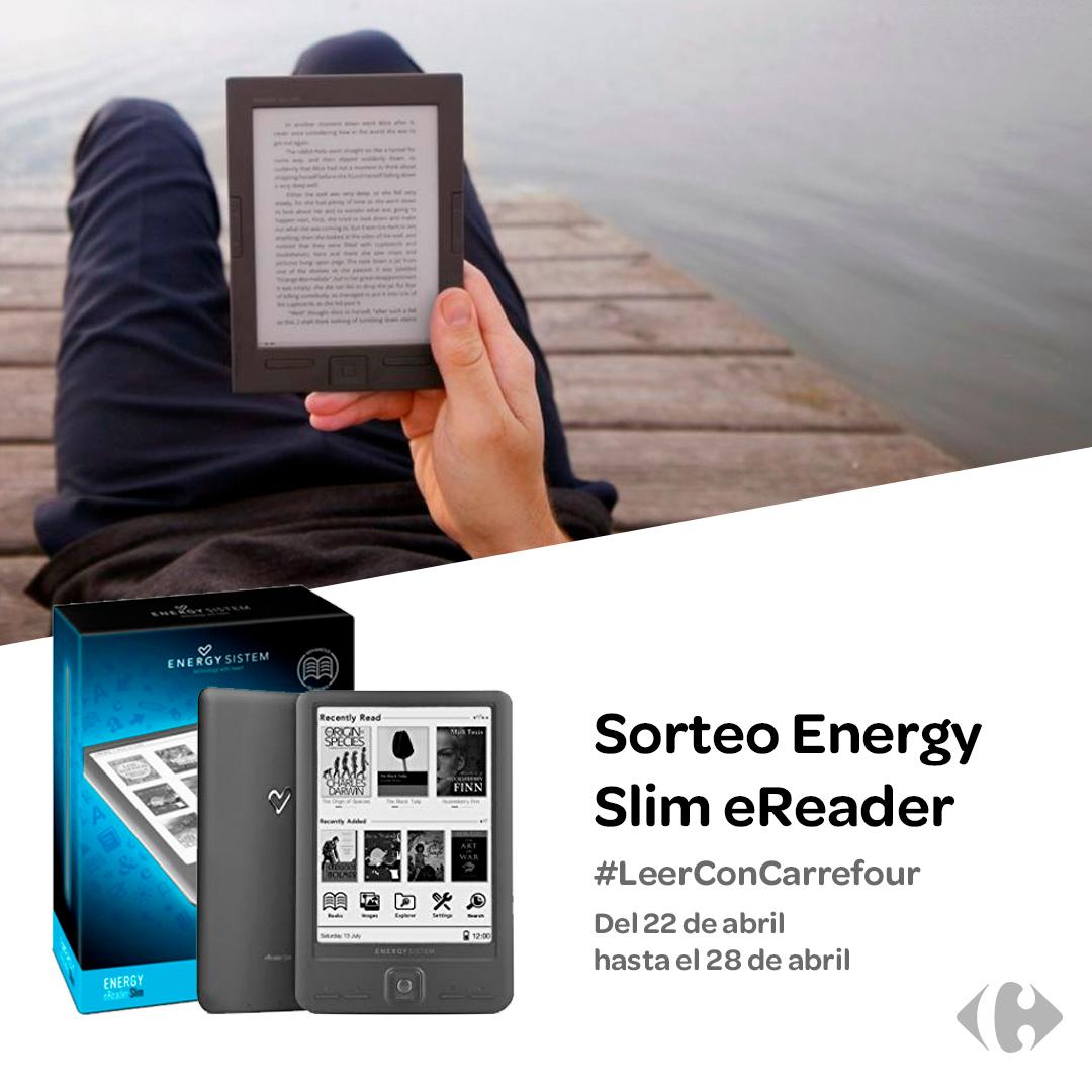 CarrefourGaming's tweet photo. ⚠Sorteo⚠
Seguimos con #LeerConCarrefour, ¿quieres este #eReaderSlim de #EnergySistem? 👇
  ✅ Sigue a @EnergySistem y a nosotros
  ✅ Haz RT 🔁 y FAV ♥
  ✅ Menciona a un amigo con #LeerConCarrefour
¡Tenéis hasta el 28/04!
Bases legales ➡ https://t.co/qr6Yl1Ou2R https://t.co/irm6EQrJsT