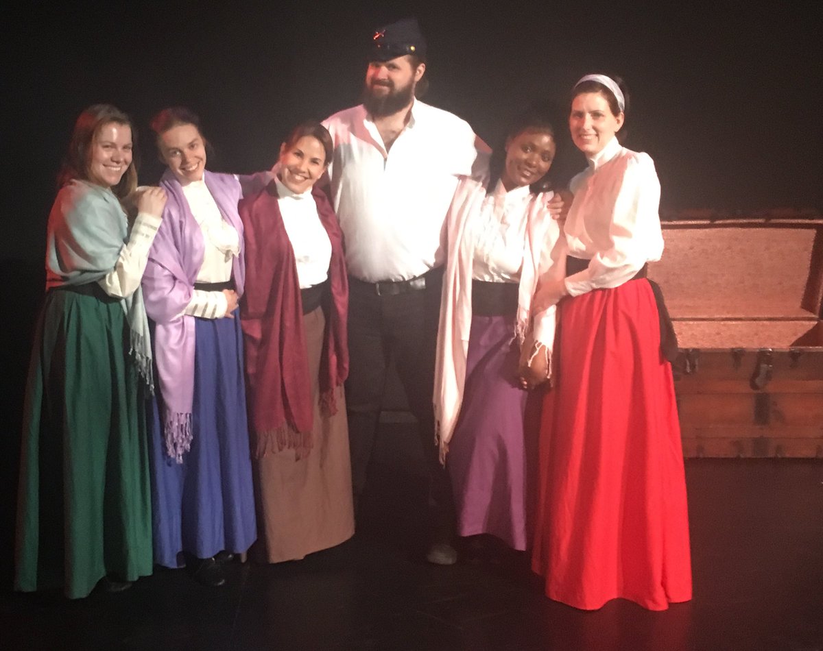 megjobethamylou's tweet photo. Opening night!!
See you there!

This is NOT your Marmee’s Little Women!

Tickets:
https://t.co/FJHTiiQKTD

#LittleWomen #LouisaMayAlcott #ActorsLife #QualifyingProduction #NYCTheatre https://t.co/JoaTuXnAsb