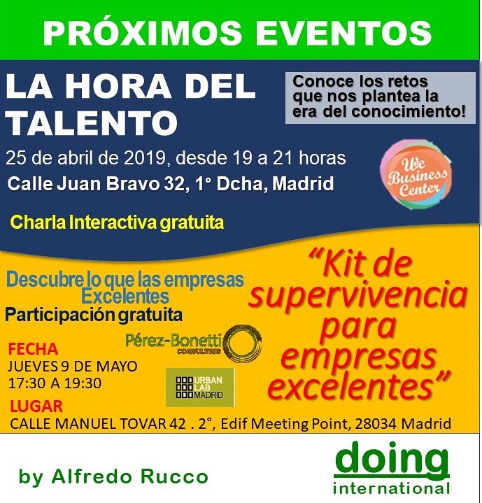 DoingInt's tweet image. Si quieres asistir, gratutamente, enviar un email a:
doinginternational@gmail.com 
O enviar un mensaje whatsapp al N° (+34)677771115, indica a cuál evento deseas asistir y te apuntamos.
#Empresas #AlfredoRucco #Éxtito #Consultoría #Formación #PIFYC