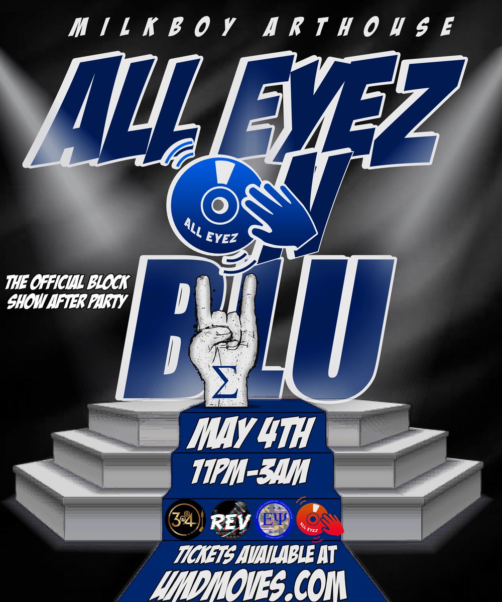 the_officialDG's tweet photo. Block show —> cookout —> Party 🤘🏽

ALL EYEZ ON BLU🤘🏾🔵🔵

Block Show Official After Party‼️💥

@umdsigmas X @alleyezonumd 

https://t.co/A3WeDVpPG0 https://t.co/LqQZmrM8VH